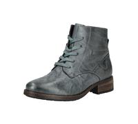 Schnürstiefelette JOSEF SEIBEL "Kate 17", Damen, Gr. 38, blau (azurblau), Leder, casual, Schuhe, Stiefelette, Boots, Kurzstiefel mit modischem Blockabsatz (92198344-38) azurblau