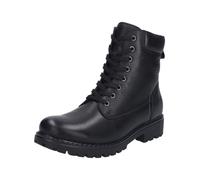 Josef Seibel Damen Schnürstiefeletten Marta 27,Weite G (Normal),Wechselfußbett,Bootee,Booties,halbstiefel,Kurzstiefel,schwarz,38 EU