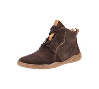 Schnürstiefelette JOSEF SEIBEL "Josef Seibel Stiefelette Veloursleder", Damen, Gr. 43, chocolate, Schuhe Schnürstiefelette (82943658-43) chocolate