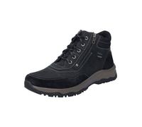 Josef Seibel Herren Schnürstiefeletten Leroy 57,Weite H (Weit),Wechselfußbett,wasserdicht,Bootee,Booties,halbstiefel,schwarz,43 EU