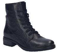 Schnürstiefelette JOSEF SEIBEL "Kate 17", Damen, Gr. 39, schwarz, Leder, Schuhe Schnürstiefelette, Stiefelette, Boots, Kurzstiefel mit modischem Blockabsatz (37040301-39)