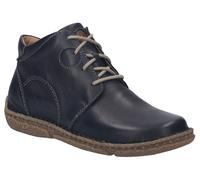 Schnürstiefelette JOSEF SEIBEL "Neele 46", Damen, Gr. 39, schwarz, Leder, casual, Schuhe, Freizeitschuh, Komfortschuh mit Wechselfußbett aus Leder (53983053-39) schwarz