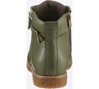 Schnürstiefelette ANDREA CONTI, Damen, Gr. 42, grün (khaki), Glattleder, Leder, Schuhe Schnürstiefelette (74729318-42) khaki