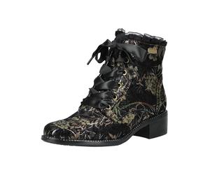 Schnürstiefelette LAURA VITA "LAURA VITA Stiefelette Leder", Damen, Gr. 39, bronze, Leder, Schuhe Schnürstiefelette (99411828-39) bronze