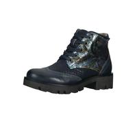 Schnürstiefelette LAURA VITA "LAURA VITA Stiefelette Leder/Textil", Damen, Gr. 36, blau, Leder, Textil, Schuhe Schnürstiefelette (70685240-36) blau