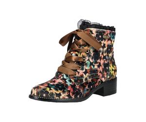 Schnürstiefelette LAURA VITA "LAURA VITA Stiefelette Textil", Damen, Gr. 37, braun (camel), Textil, Schuhe Schnürstiefelette (44973913-37) camel