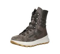 Schnürstiefelette LEGERO "Legero Stiefelette Leder/Textil", Damen, Gr. 42, grau, Leder, Textil, Schuhe Schnürstiefelette (60047305-42) grau
