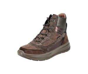 Schnürstiefelette LEGERO "Legero Stiefelette Veloursleder/Textil", Damen, Gr. 37,5, braun, Textil, Veloursleder, Schuhe Schnürstiefelette (13031534-37,5) braun