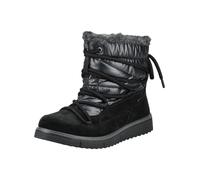 Schnürstiefelette LEGERO "Legero Stiefelette Veloursleder/Textil", Damen, Gr. 41, schwarz, Textil, Veloursleder, Schuhe Schnürstiefelette (96824101-41) schwarz