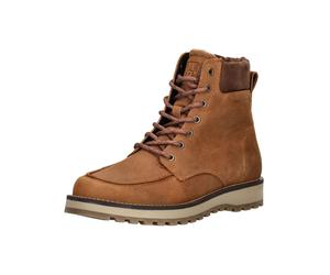 Schnürstiefelette MARC O'POLO "Marc O'Polo Stiefelette Nubukleder", Herren, Gr. 41, cognac, Nubukleder, Schuhe Schnürstiefelette (65385733-41) cognac