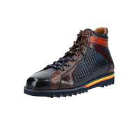 Schnürstiefelette MELVIN & HAMILTON "Melvin & Hamilton Stiefelette Leder", Herren, Gr. 44, braun (blau, rot), Leder, Schuhe Schnürstiefelette (55457646-44) blau, rot