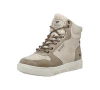 Schnürstiefelette MUSTANG SHOES "Mustang Shoes Stiefelette Lederimitat", Damen, Gr. 39, beige, Lederimitat, Schuhe Schnürstiefelette (58063834-39) beige
