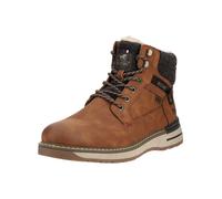 Schnürstiefelette MUSTANG SHOES "Mustang Shoes Stiefelette Lederimitat", Damen, Gr. 41, braun (cognac), Schuhe Schnürstiefelette (91807551-41) cognac