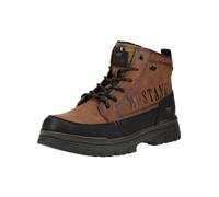 Mustang Herren Schnürboots Peppin - Lederimitat, TEX-Ausstattung, cognac Gr. 44