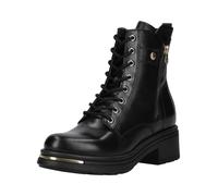 Schnürstiefelette NERO GIARDINI "Nero Giardini Stiefelette Leder", Damen, Gr. 37, schwarz, Leder, Schuhe Schnürstiefelette (54233547-37) schwarz