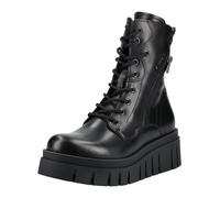Schnürstiefelette NERO GIARDINI "Nero Giardini Stiefelette Leder", Damen, Gr. 38, schwarz, Leder, Schuhe Schnürstiefelette (42360158-38) schwarz