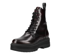 Schnürstiefelette NERO GIARDINI "Nero Giardini Stiefelette Leder", Damen, Gr. 40, rot (bordeaux), Leder, Schuhe Schnürstiefelette (43612722-40) bordeaux