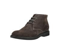 Schnürstiefelette NERO GIARDINI "Nero Giardini Stiefelette Veloursleder", Herren, Gr. 43, braun (carbon), Veloursleder, Schuhe Schnürstiefelette (51462104-43) carbon