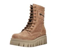 Schnürstiefelette NERO GIARDINI "Nero Giardini Stiefelette Veloursleder/Textil", Damen, Gr. 38, braun, Textil, Veloursleder, Schuhe Schnürstiefelette (97103740-38) braun