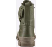 Schnürstiefelette ANDREA CONTI, Damen, Gr. 36, grün (oliv), Glattleder, Leder, Schuhe Schnürstiefelette (97364653-36) oliv