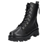 Schnürstiefelette PAUL GREEN "Paul Green Stiefelette Glattleder", Damen, Gr. 38,5, schwarz, Glattleder, Schuhe Schnürstiefelette (21780946-38,5) schwarz