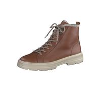 Schnürstiefelette PAUL GREEN "Paul Green Stiefelette Glattleder", Damen, Gr. 40, braun (cognac), Glattleder, Schuhe Schnürstiefelette (82962907-40) cognac