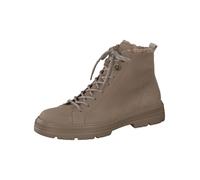 Paul Green Schnürbooty WF – Warm gefüttert, Nubukleder, Beige – Größe 37,5 EU / 4,5 UK
