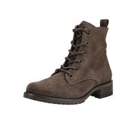 Schnürstiefelette PAUL GREEN "Paul Green Stiefelette Veloursleder", Damen, Gr. 37, mocca, Veloursleder, Schuhe Schnürstiefelette (65368901-37) mocca