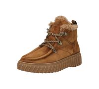Schnürstiefelette PAUL GREEN "Paul Green Stiefelette Veloursleder", Damen, Gr. 40, toffee, Veloursleder, Schuhe Schnürstiefelette (50928059-40) toffee