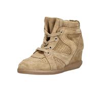 Schnürstiefelette PAVEMENT "Pavement Stiefelette Veloursleder", Damen, Gr. 39, hellbraun, Veloursleder, Schuhe (37875362-39) hellbraun