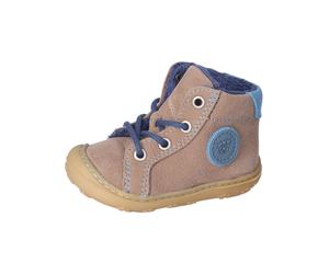 Schnürstiefelette PEPINO "Pepino Stiefelette Leder", Damen, Gr. 20, braun (braun, blau), Leder, Schuhe Schnürstiefelette (45669328-20) braun, blau