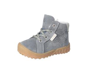 Schnürstiefelette PEPINO "Pepino Stiefelette Leder", Damen, Gr. 24, grün (grau, grün), Leder, Schuhe Schnürstiefelette (86950214-24) grau, grün