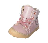 Schnürstiefelette PEPINO "Pepino Stiefelette Leder", Mädchen, Gr. 23, rosa (hellrosa), Leder, Schuhe Schnürstiefelette (73035001-23) hellrosa