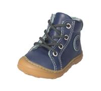 Schnürstiefelette PEPINO "Pepino Stiefelette Leder/Synthetik", Damen, Gr. 20, grün (blau, grün), Leder, Synthetik, Schuhe (25318534-20) blau, grün