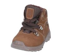 Schnürstiefelette PEPINO "Pepino Stiefelette Nubukleder/Textil", Mädchen, Gr. 23, braun (caramel), Nubukleder, Textil, Schuhe Schnürstiefelette (41077018-23) caramel