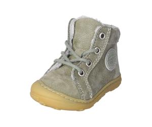 Schnürstiefelette PEPINO "Pepino Stiefelette Veloursleder/Textil", Damen, Gr. 20, grün (grün, grau), Textil, Veloursleder, Schuhe Schnürstiefelette (94706125-20) grün, grau