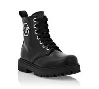 Schnürstiefelette PHILIPP PLEIN "Hexagon", Jungen, Gr. 30, Normalschaft, 02, schwarz, Schuhe Schnürstiefelette (75280457-30) 02, schwarz