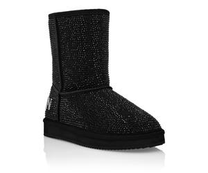 Schnürstiefelette PHILIPP PLEIN "Verziert", Damen, Gr. 41, Normalschaft, schwarz (02, schwarz), Schuhe Schnürstiefelette (14692707-41) 02, schwarz