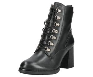 Schnürstiefelette PIKOLINOS "PIKOLINOS Stiefelette Leder", Damen, Gr. 38, schwarz, Leder, Schuhe Schnürstiefelette (65798142-38) schwarz