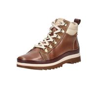 Schnürstiefelette PIKOLINOS "PIKOLINOS Stiefelette Leder", Damen, Gr. 40, braun (braun, beige), Leder, Schuhe Schnürstiefelette (32176829-40) braun, beige