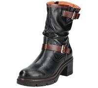 Schnürstiefelette PIKOLINOS "PIKOLINOS Stiefelette Leder", Damen, Gr. 41, schwarz, schwarz, Leder, Schuhe Schnürstiefelette (54044462-41)