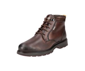 Schnürstiefelette PIKOLINOS "PIKOLINOS Stiefelette Leder", Herren, Gr. 44, braun (dunkelbraun), Leder, Schuhe Schnürstiefelette (36108161-44) dunkelbraun