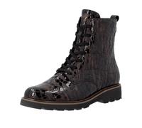 Schnürstiefelette REMONTE, Damen, Gr. 36, braun (braun kombiniert), Leder, Schuhe Schnürstiefelette, Schnürboots in modischer Optik, Profilsohle (50608851-36) braun kombiniert