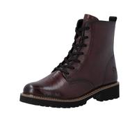 Schnürstiefelette REMONTE, Damen, Gr. 36, braun (rot), Leder, Schuhe Schnürstiefelette, Schnürboots, Workerboots mit Profilsohle (81894914-36) rot