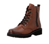 Schnürstiefelette REMONTE, Damen, Gr. 40, braun, Leder, Schuhe Schnürstiefelette, Blockabsatz, Stiefelette, Schnürboots, im modischen Used Look (19151731-40) braun