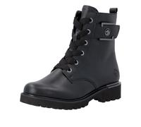 Schnürstiefelette REMONTE, Damen, Gr. 44, schwarz, Lederimitat, Schuhe Schnürstiefelette, Schnürboots, Workerboots mit Profilsohle (92305203-44) schwarz