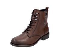 Schnürstiefelette REMONTE "Remonte Stiefelette Glattleder", Damen, Gr. 36, chestnut, Glattleder, Schuhe Schnürstiefelette (76934153-36) chestnut