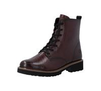 Schnürstiefelette REMONTE "Remonte Stiefelette Glattleder", Damen, Gr. 37, braun, Glattleder, Schuhe Schnürstiefelette (43847532-37) braun