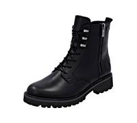 Schnürstiefelette REMONTE "Remonte Stiefelette Glattleder", Damen, Gr. 37, schwarz (schwarz, schwarz), Glattleder, casual, Schuhe (58152054-37) schwarz, schwarz