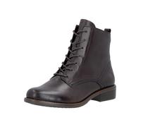 Schnürstiefelette REMONTE "Remonte Stiefelette Glattleder", Damen, Gr. 38, braun (dunkelbraun), Glattleder, Schuhe Schnürstiefelette (33365763-38) dunkelbraun